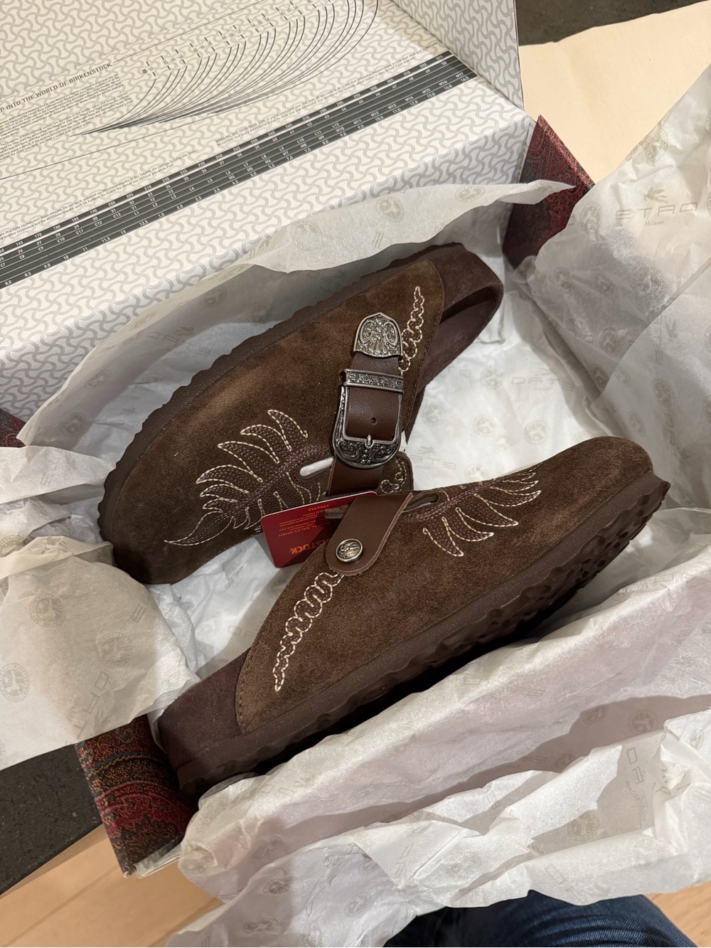 Birkenstock X Etro Boston Clogs - Picture 4 of 6